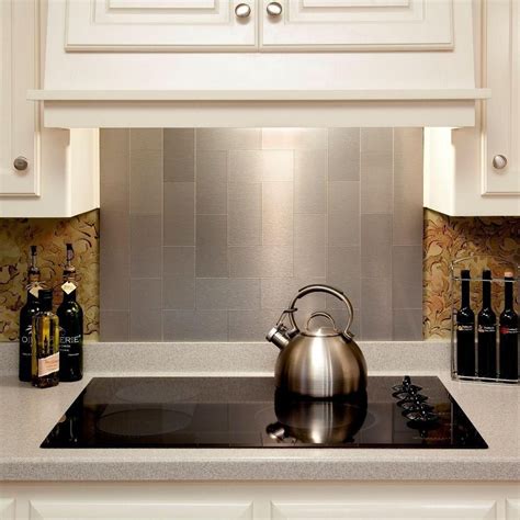 dark cabinets with stainless steel backsplash|best backsplash for dark countertops.